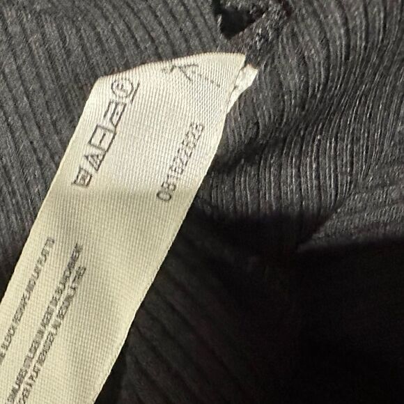 NWOT Daily PRACTICE for Anthropologie black knit midi dress size L - Picture 8 of 8